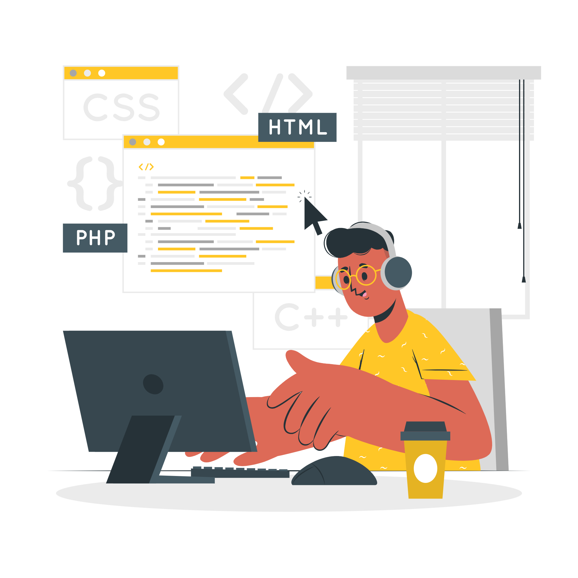 Web Developer Illustration